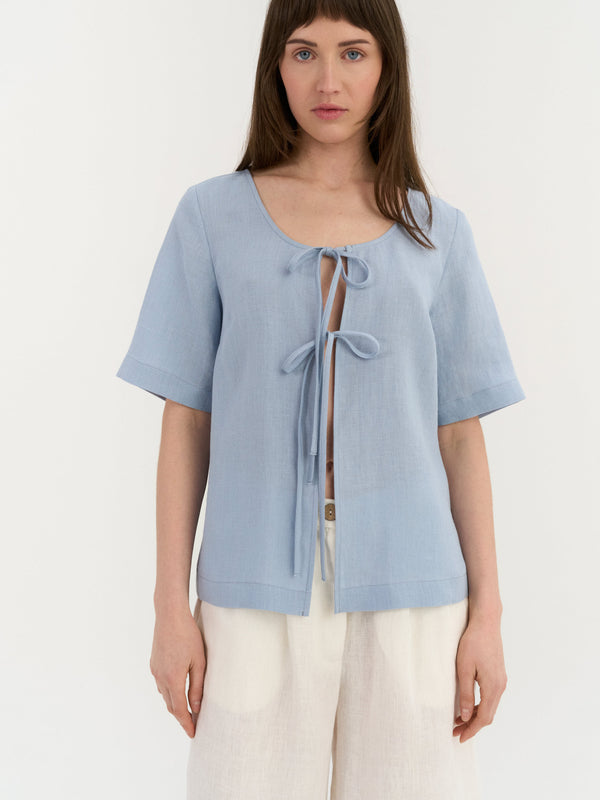 Vivien Tie Front Top