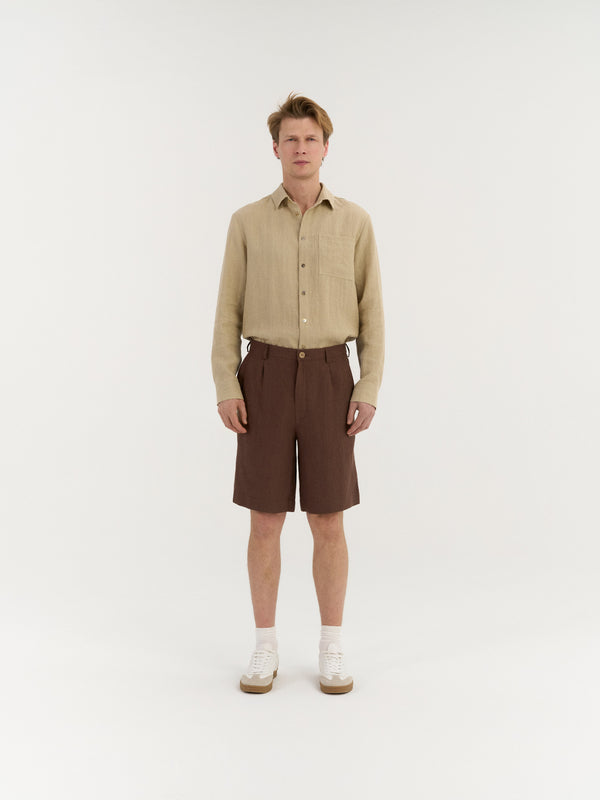 Marco Pleated Shorts