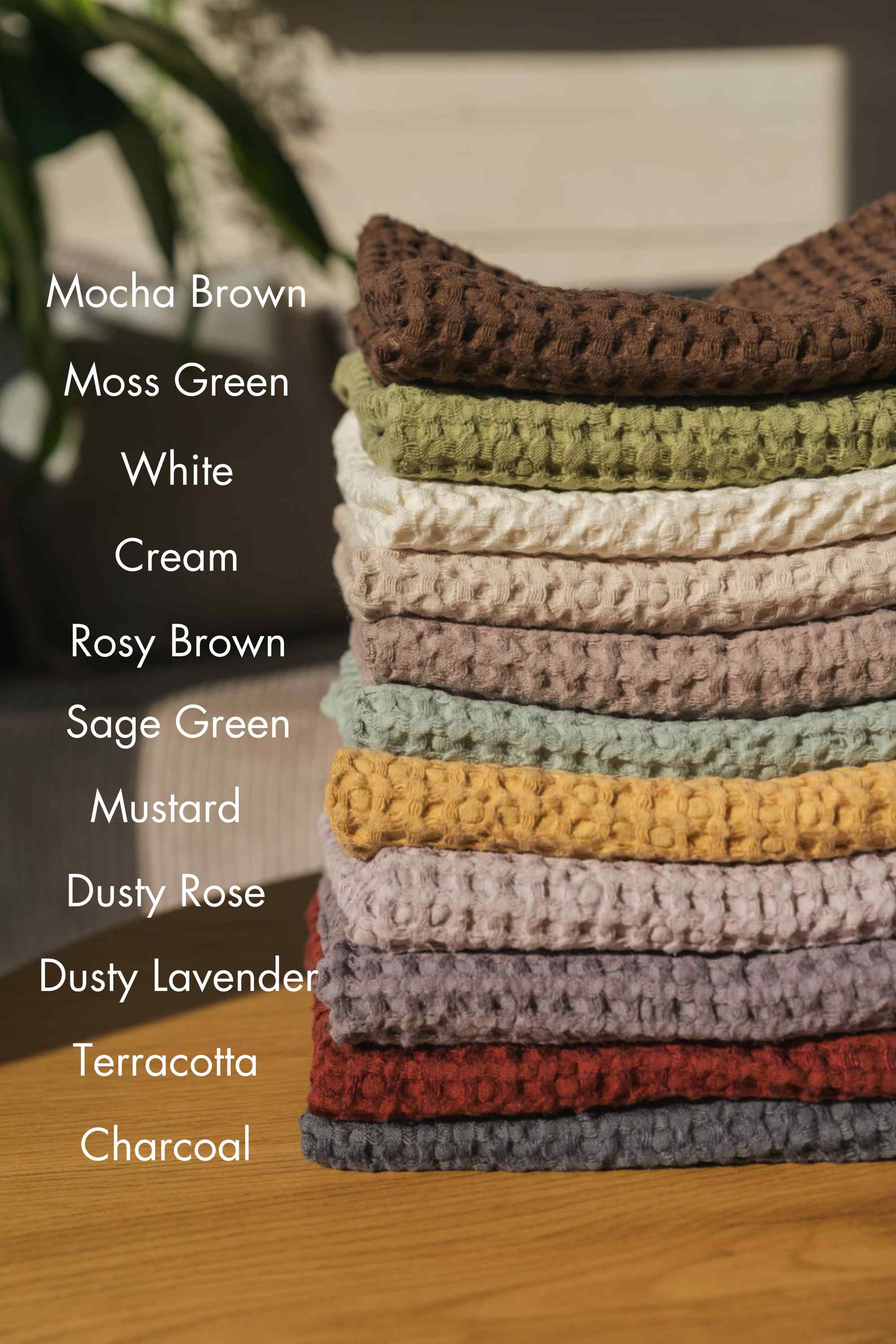 Linen waffle pillowcase | ARCHIVE SALE