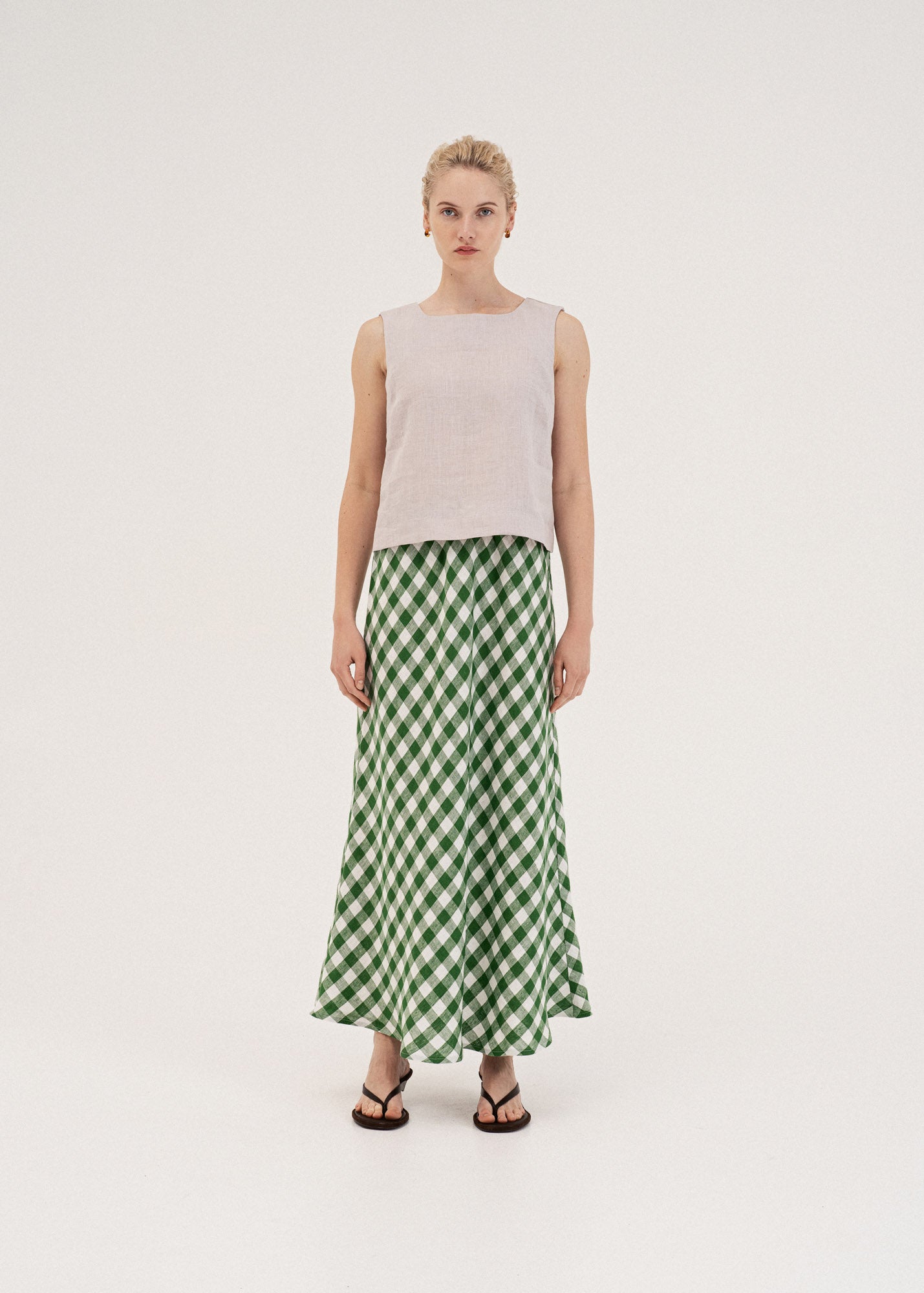 AmourLinen Linen dress Ciara linen slip skirt Ciara linen slip skirt