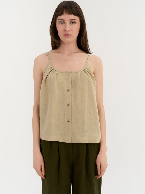 Maris Button Top