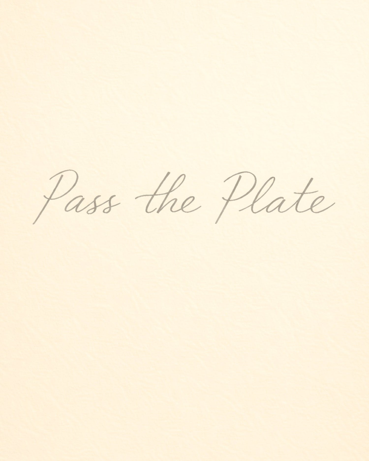 Pass the Plate ep. 1 with Shot the Shallot