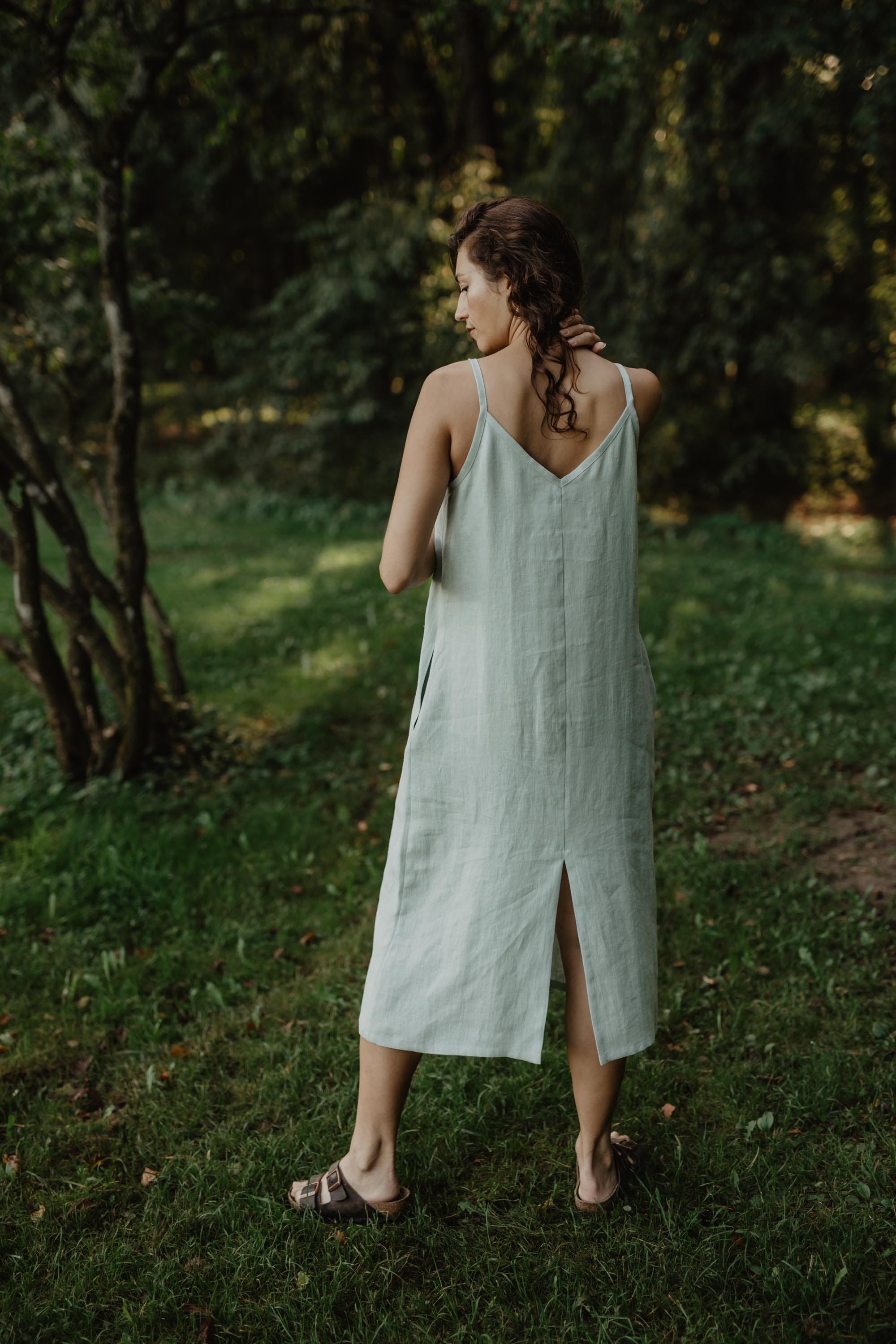 AmourLinen Linen dress Linen long dress Jakarta Linen Long Dress  | AmourLinen | Linen Women Dresses