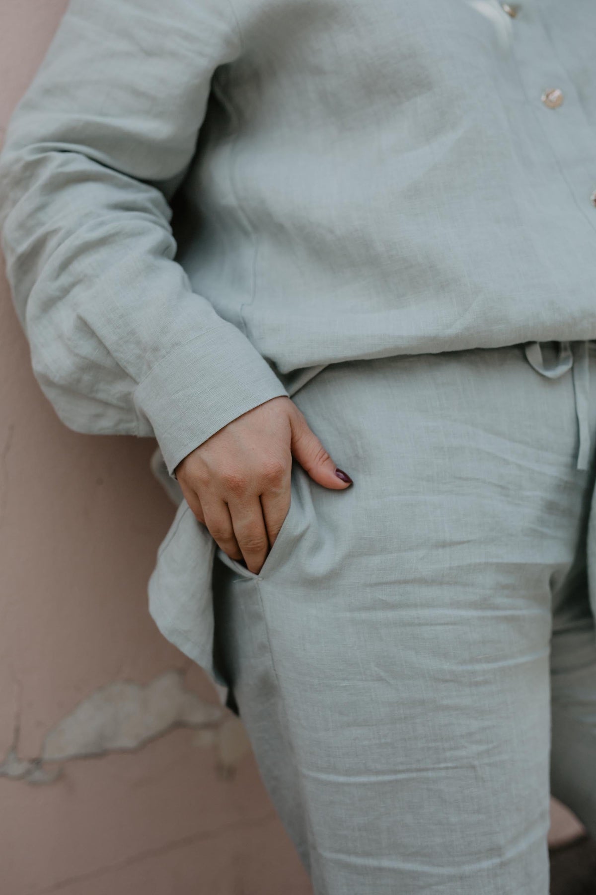 AmourLinen Linen pants S / Sage Green Linen pants Malmo S Sage Green Linen pants Malmo S Sage Green
