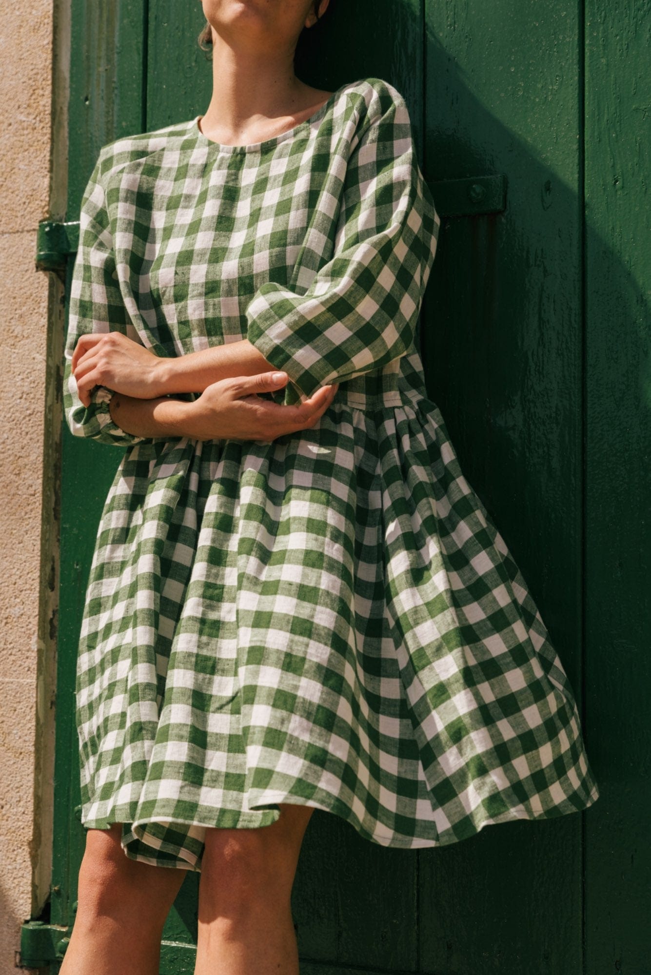 AmourLinen Linen dress Sofia midi-length linen dress Sofia midi-length linen dress