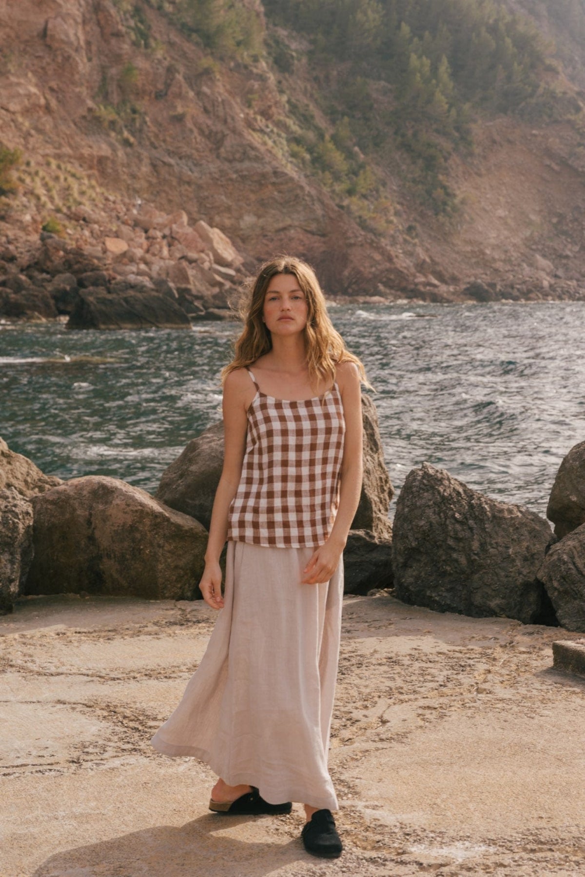 AmourLinen Linen dress Mona long linen skirt Mona long linen skirt