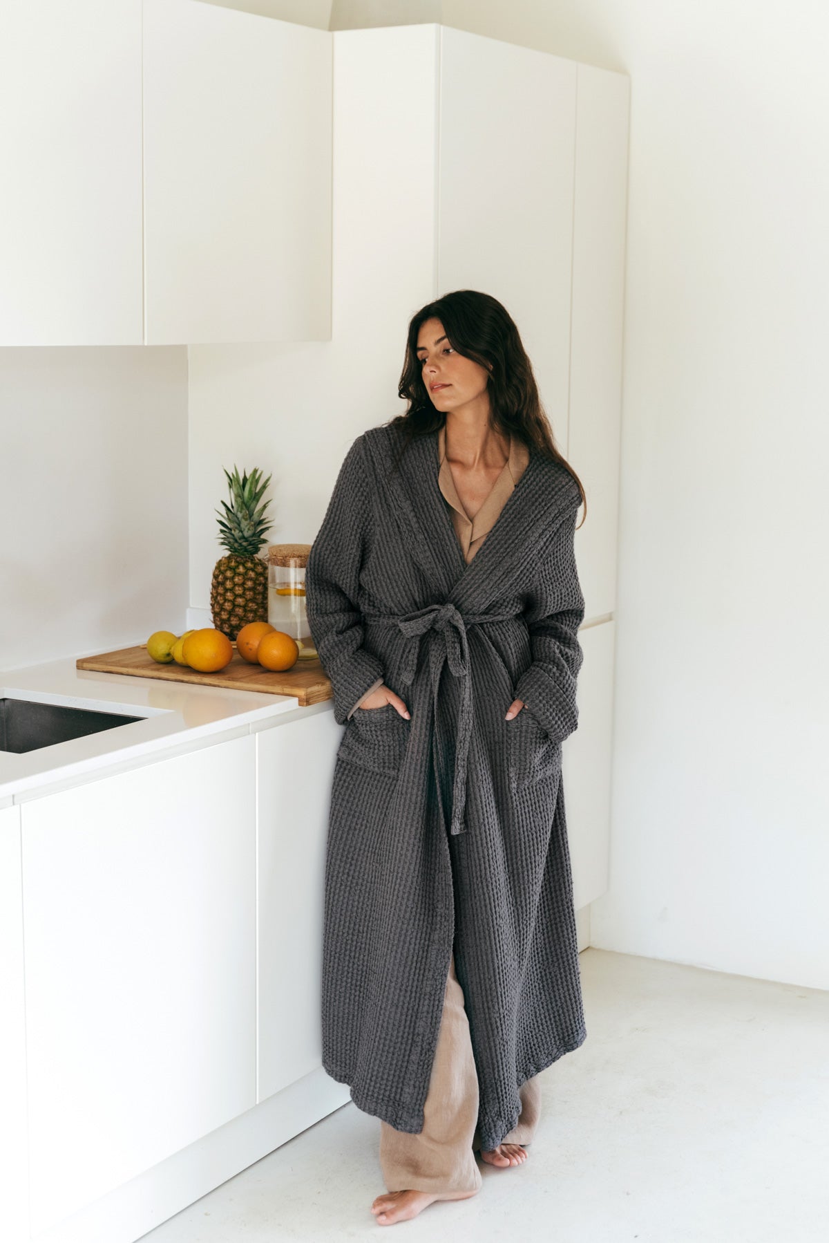 Women’s Waffle Bathrobe