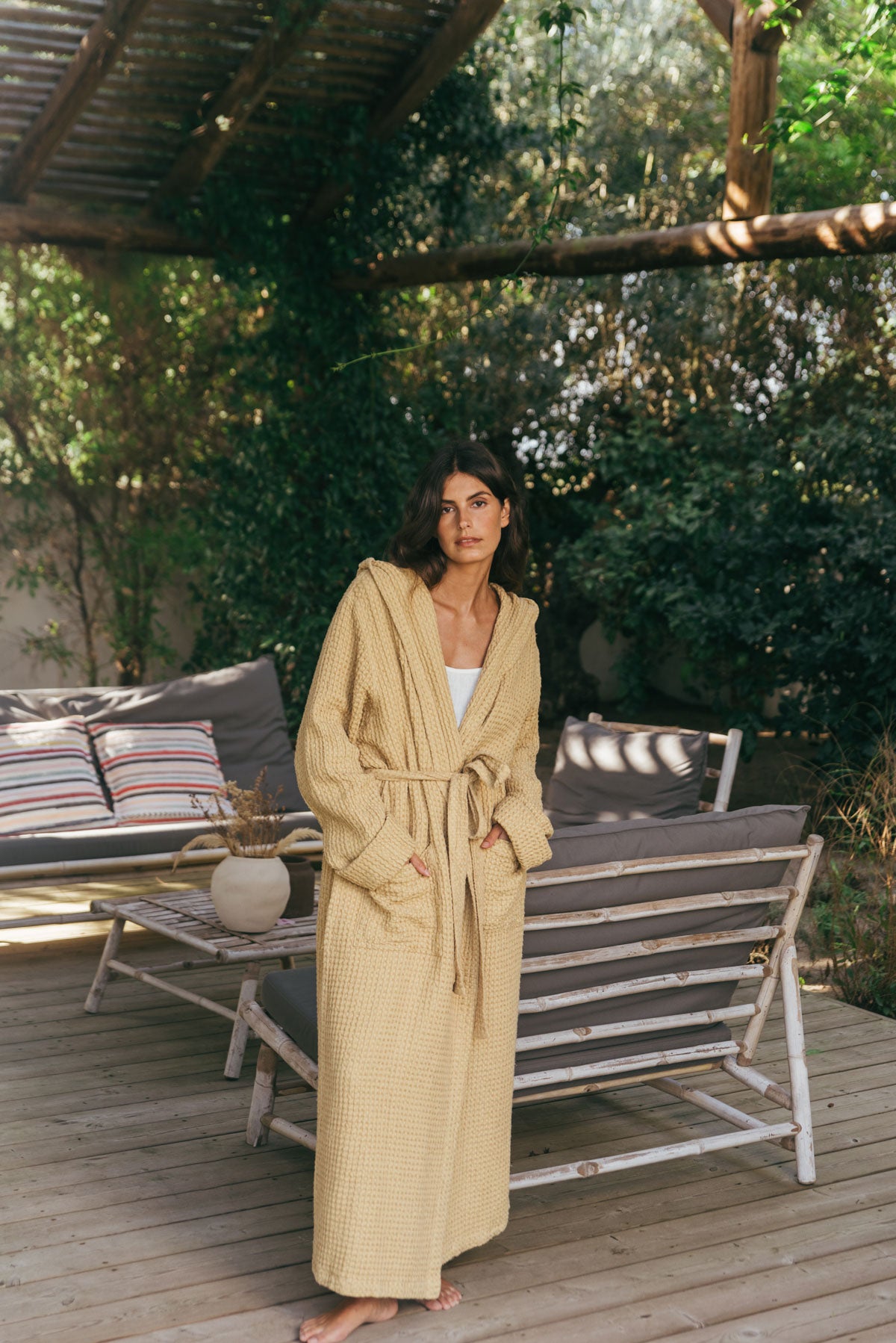 Women’s Waffle Bathrobe