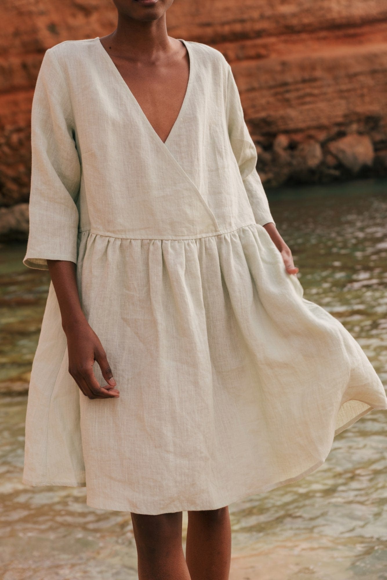 Daphne linen dress | ARCHIVE SALE