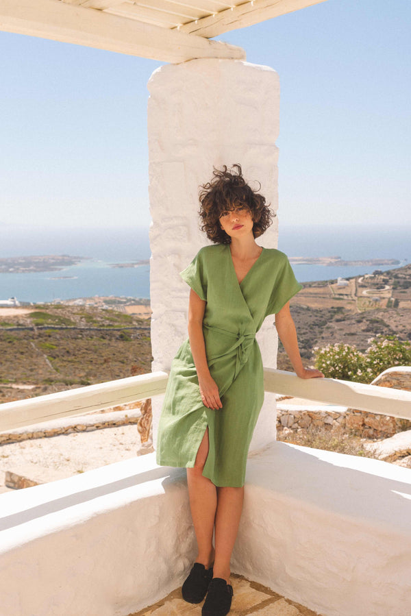 Rome  Wrap Dress
