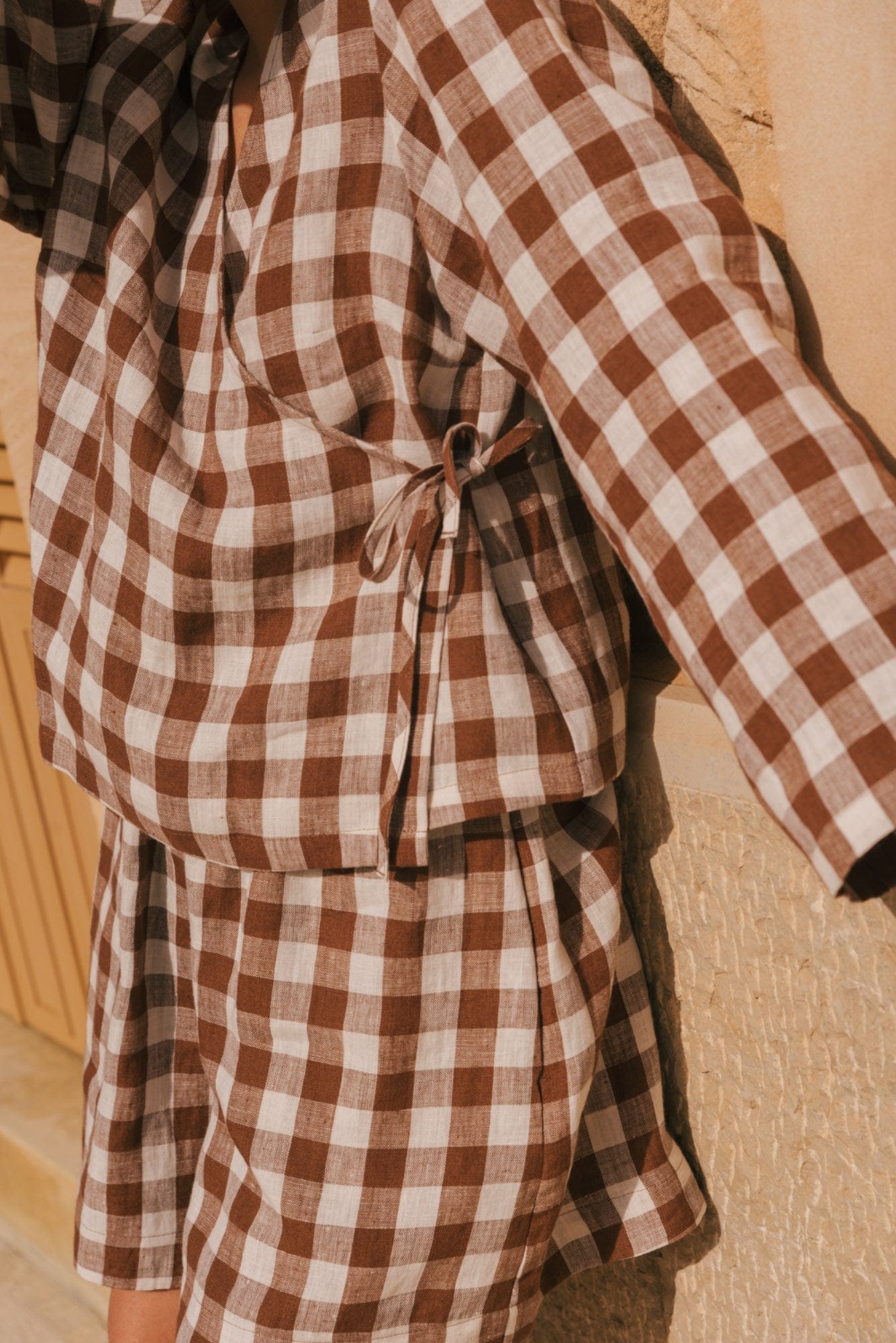 AmourLinen Linen dress Betty classic linen shorts Betty classic linen shorts