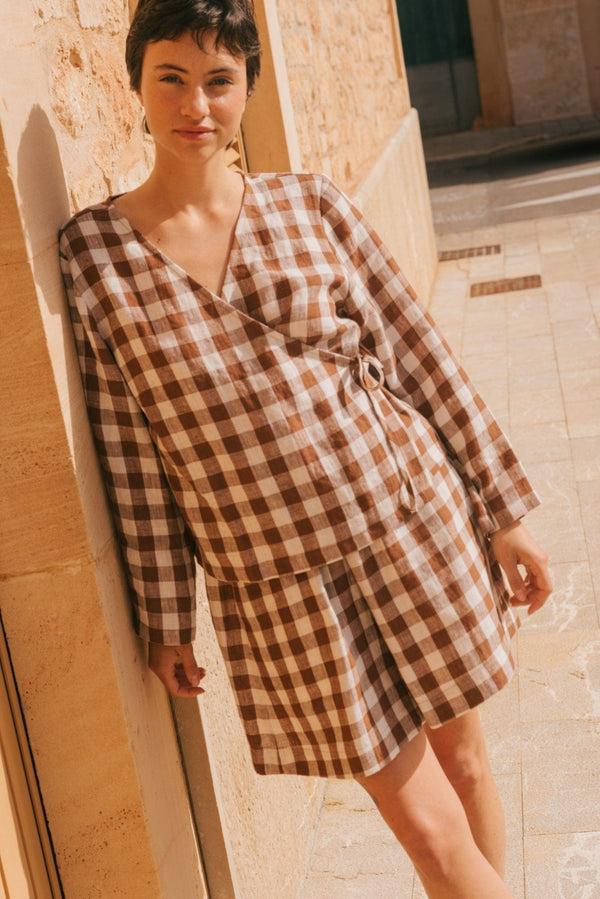 Adele Wrap Top