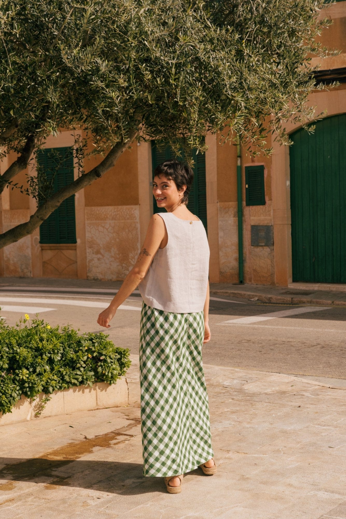 AmourLinen Linen dress Ciara linen slip skirt Ciara linen slip skirt