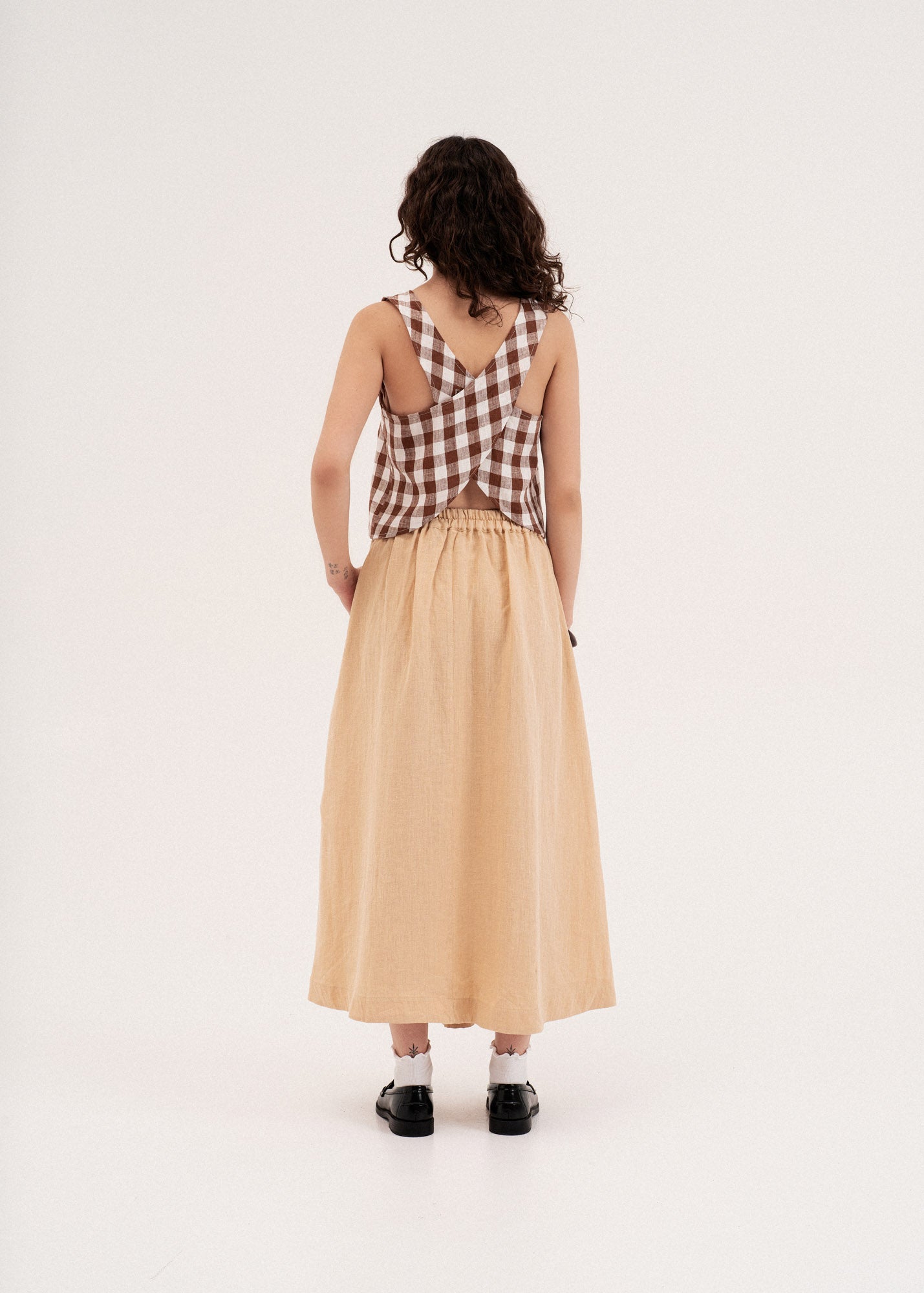 AmourLinen Linen dress Mona long linen skirt Mona long linen skirt