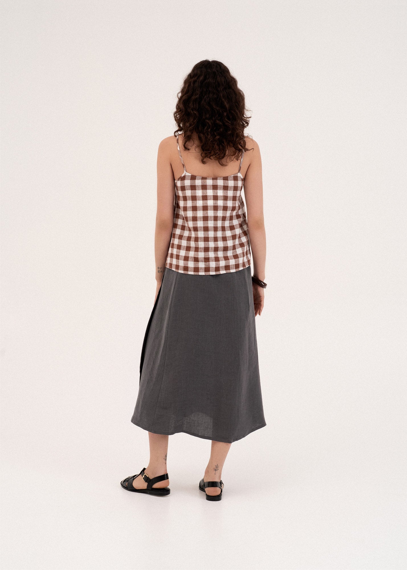 AmourLinen Linen tops Linen top Hilo Linen Top Without Sleves  | AmourLinen | Linen Top Women