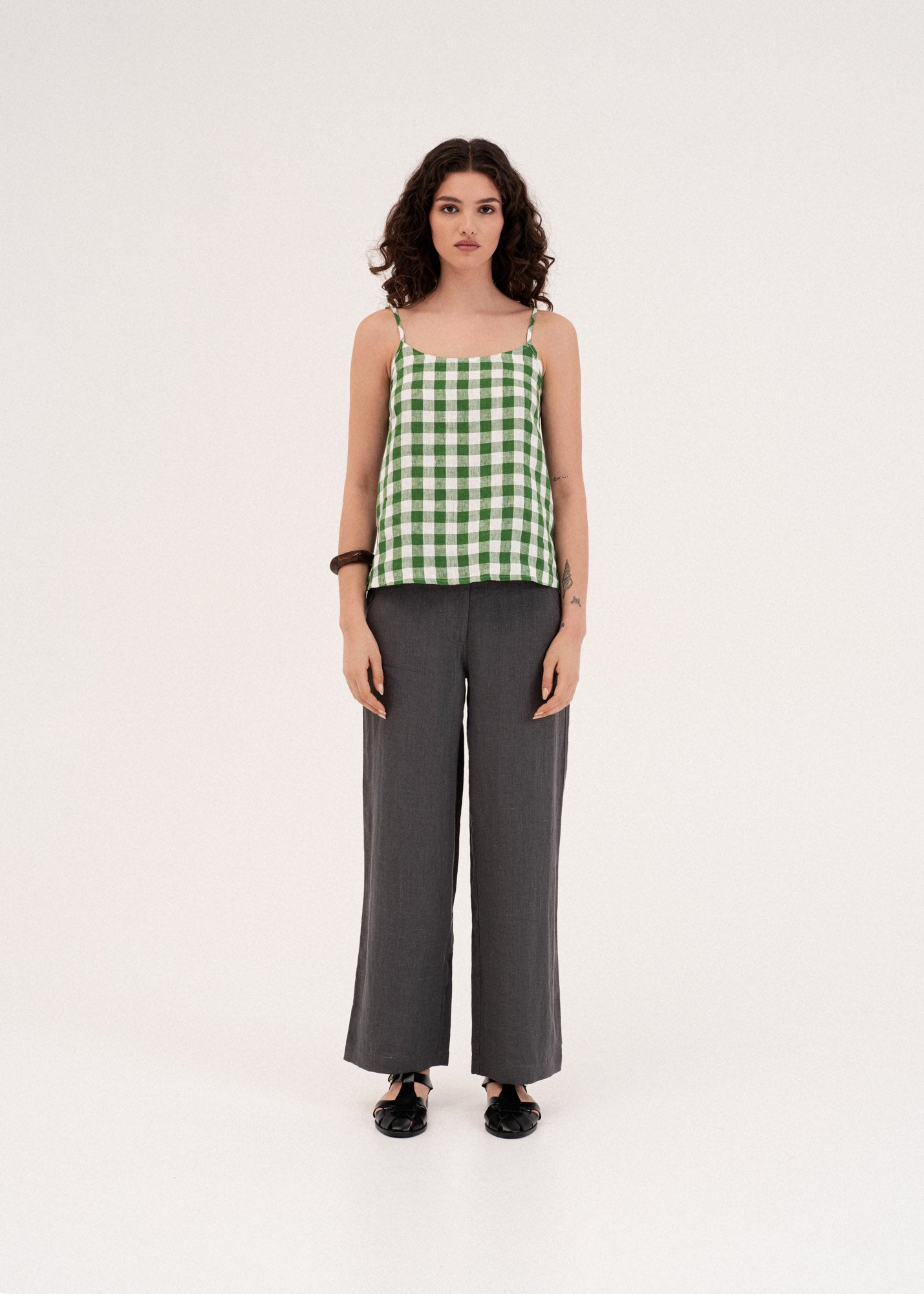 AmourLinen Linen dress Barbora straight linen pants Barbora straight linen pants