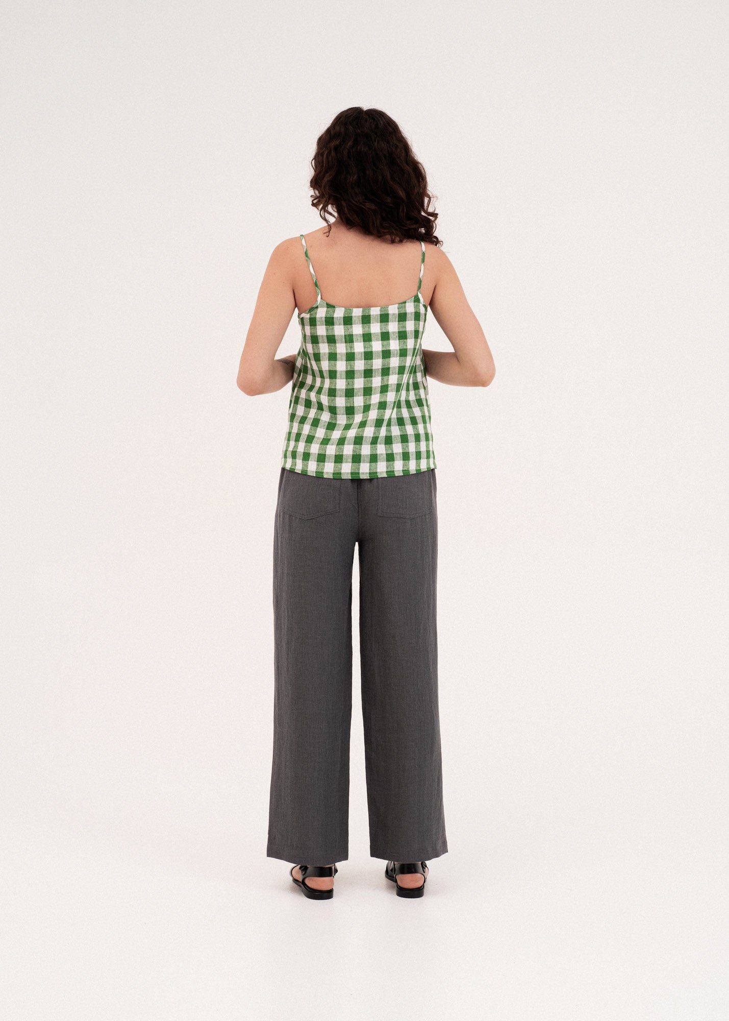 AmourLinen Linen dress Barbora straight linen pants Barbora straight linen pants