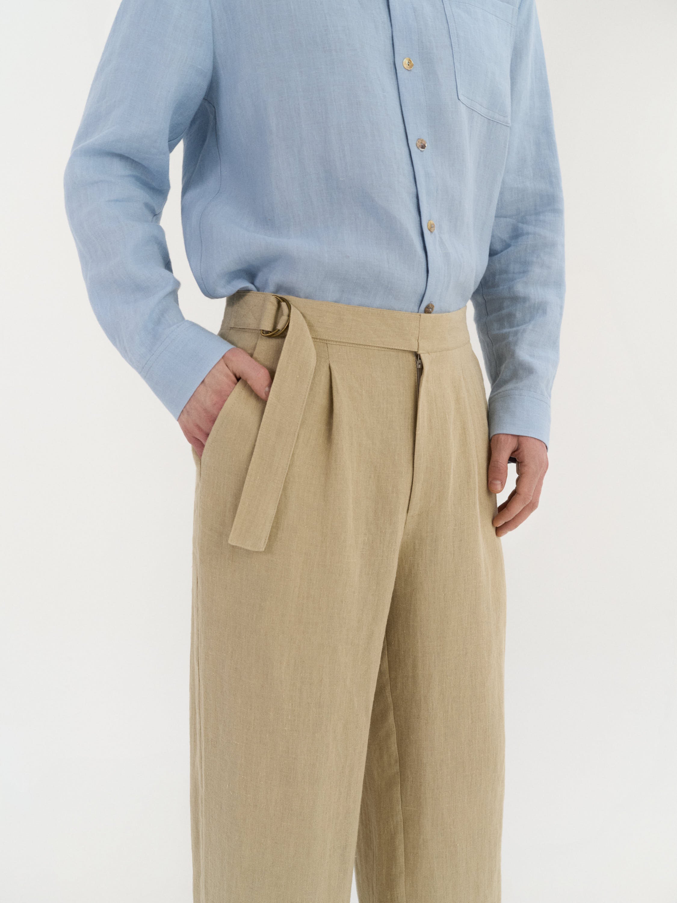 Enzo Pleated Pants