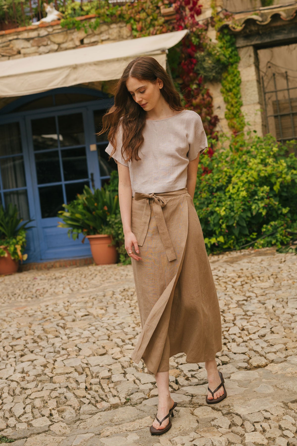 Iris Wrap Skirt