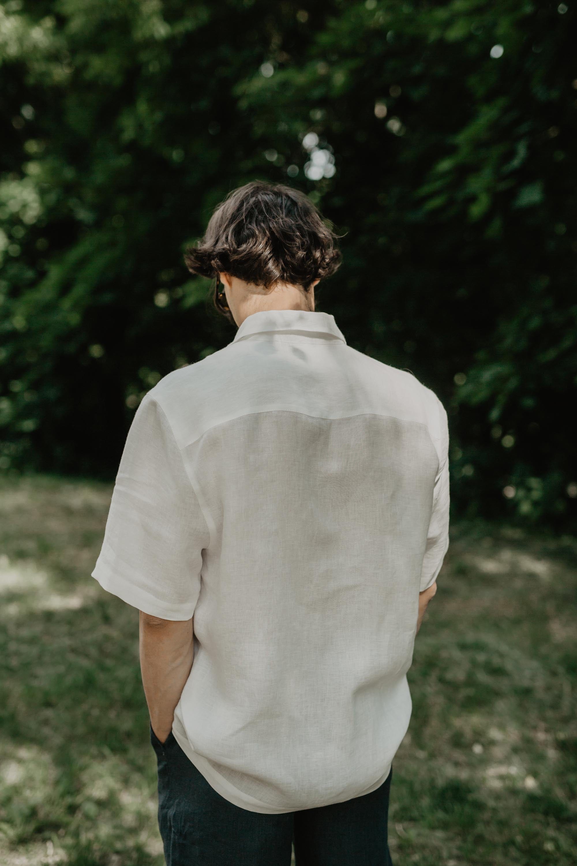 AmourLinen Linen shirt Oversized linen shirt MAGNUS Oversized linen shirt MAGNUS | AmourLinen | Linen Clothing