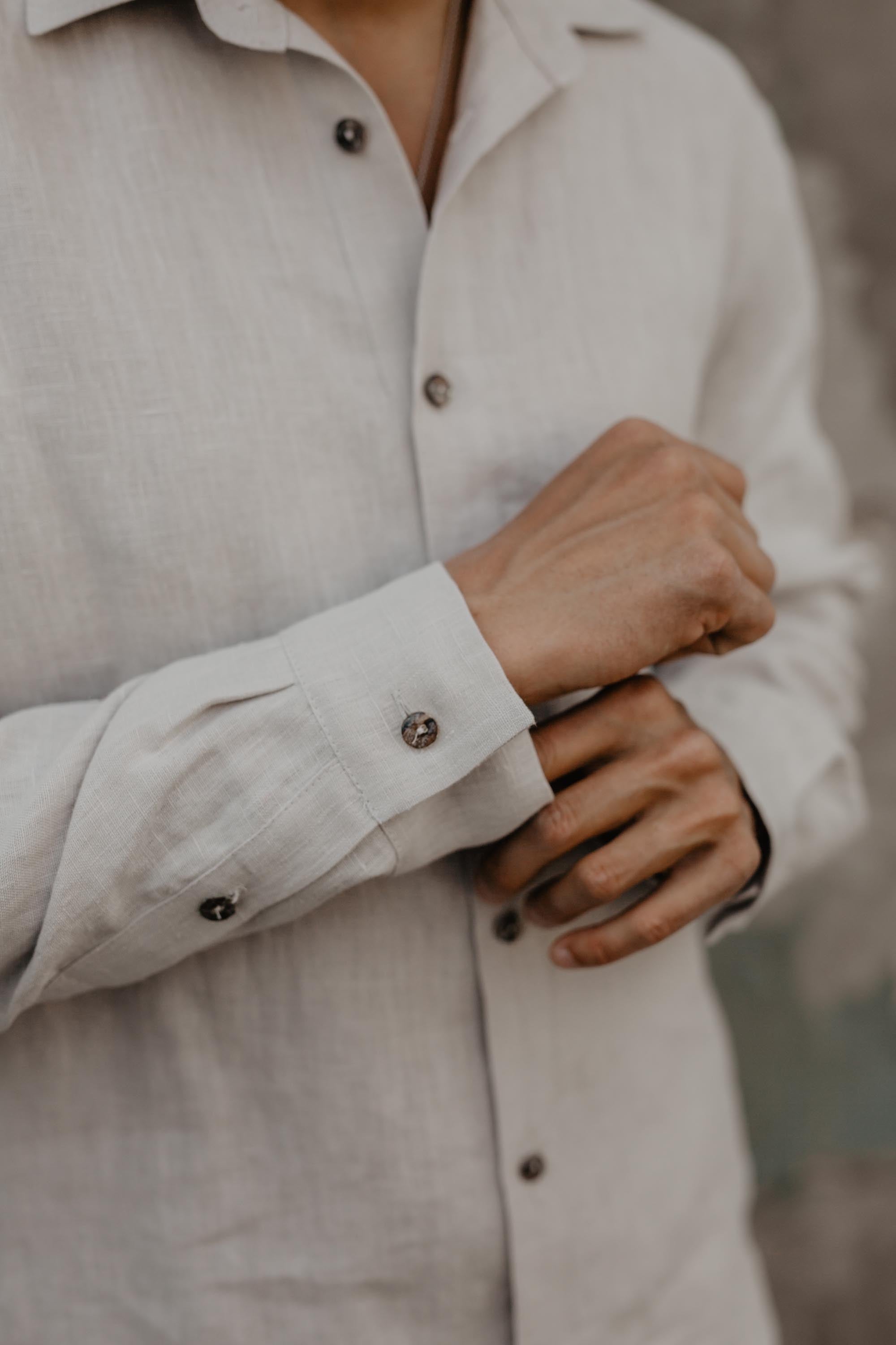 Classic linen shirt HECTOR | ARCHIVE SALE