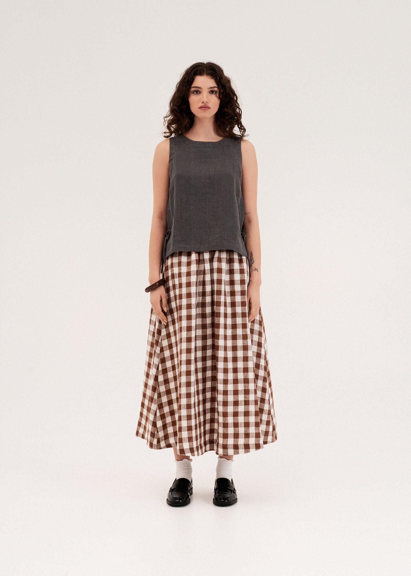 AmourLinen Linen dress Rosie linen top with ties Rosie linen top with ties