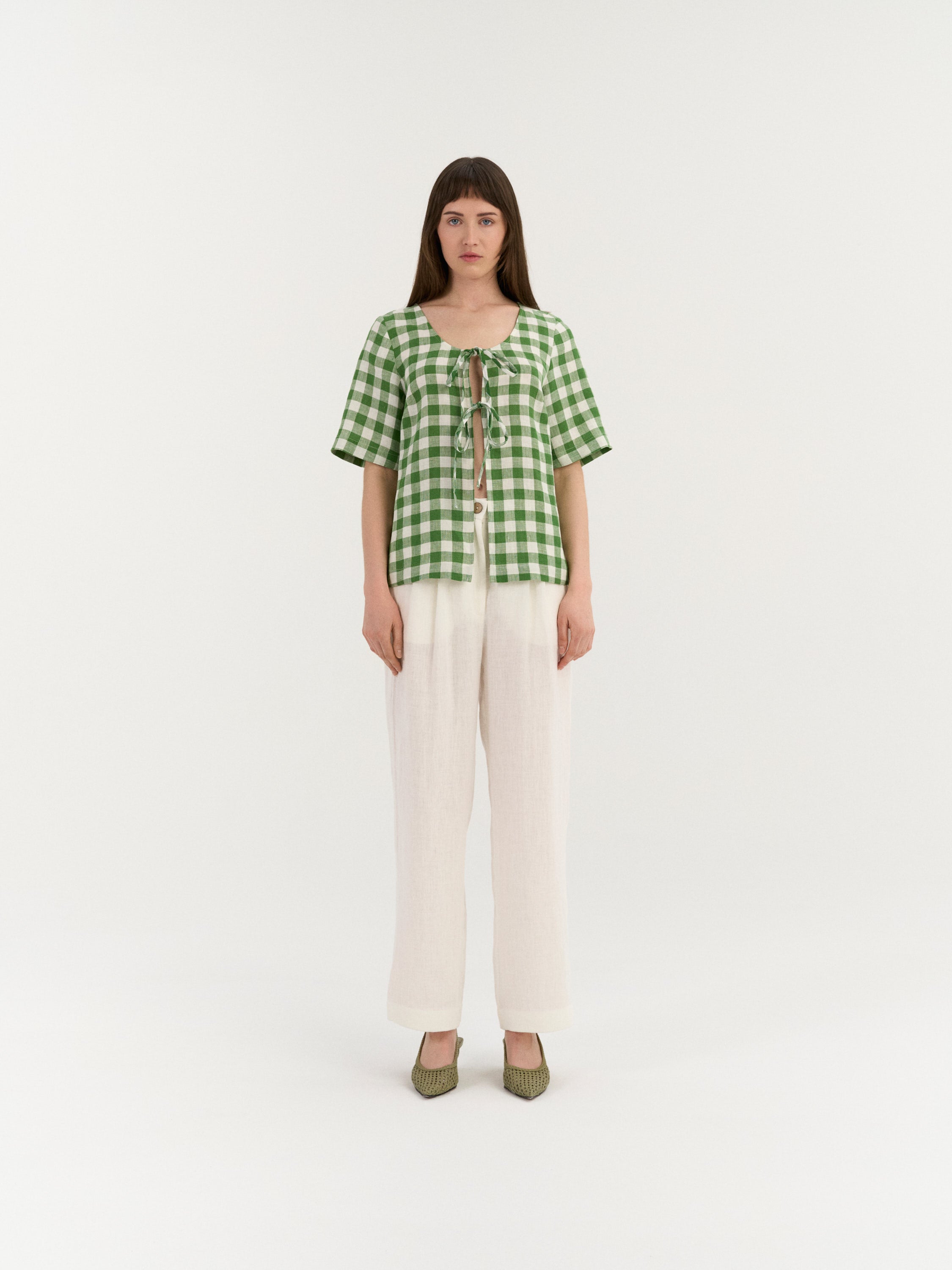 Vivien Tie Front Top