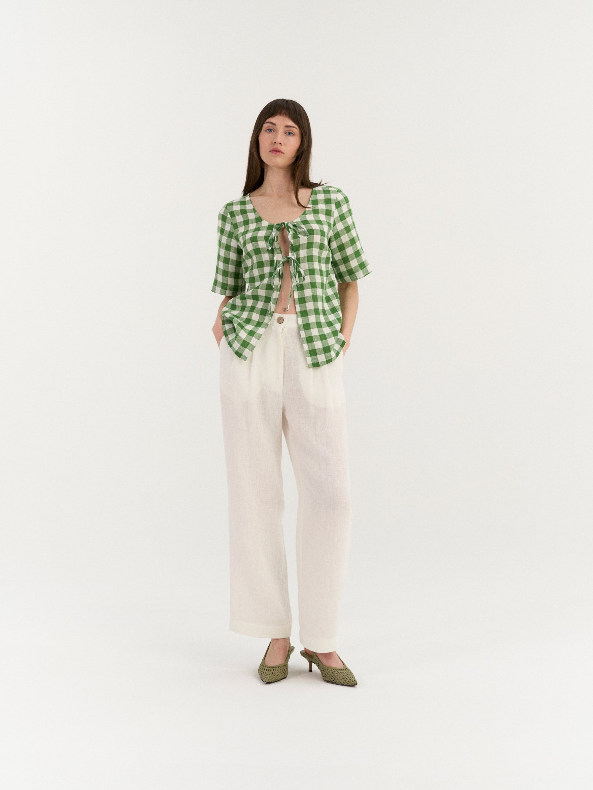 Vivien Tie Front Top